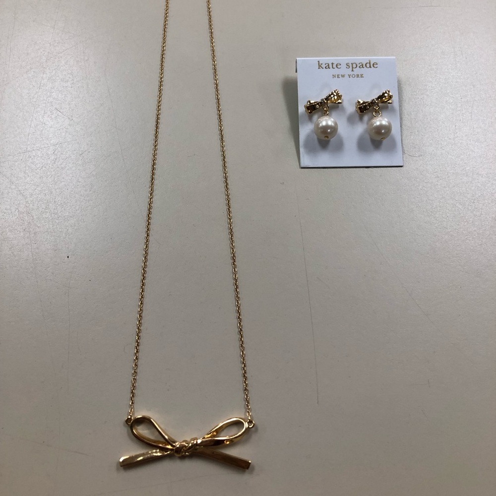 Kate Spade necklace and earrings